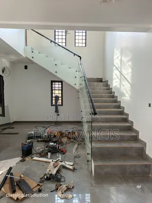 Staircase Glass Work C.G.S