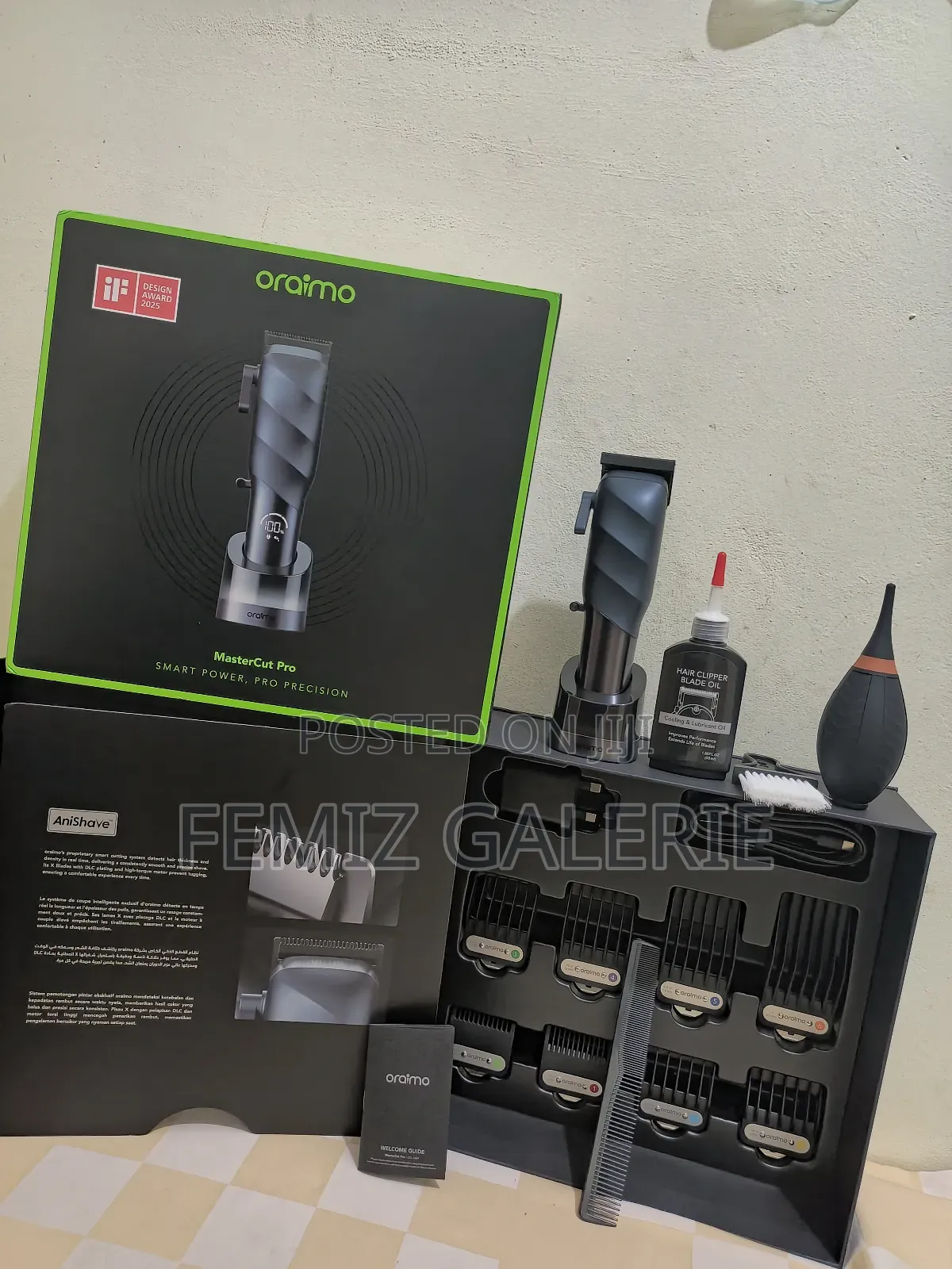 Oraimo Mastercut Pro 4500mah Anishavetm Smart Clipper