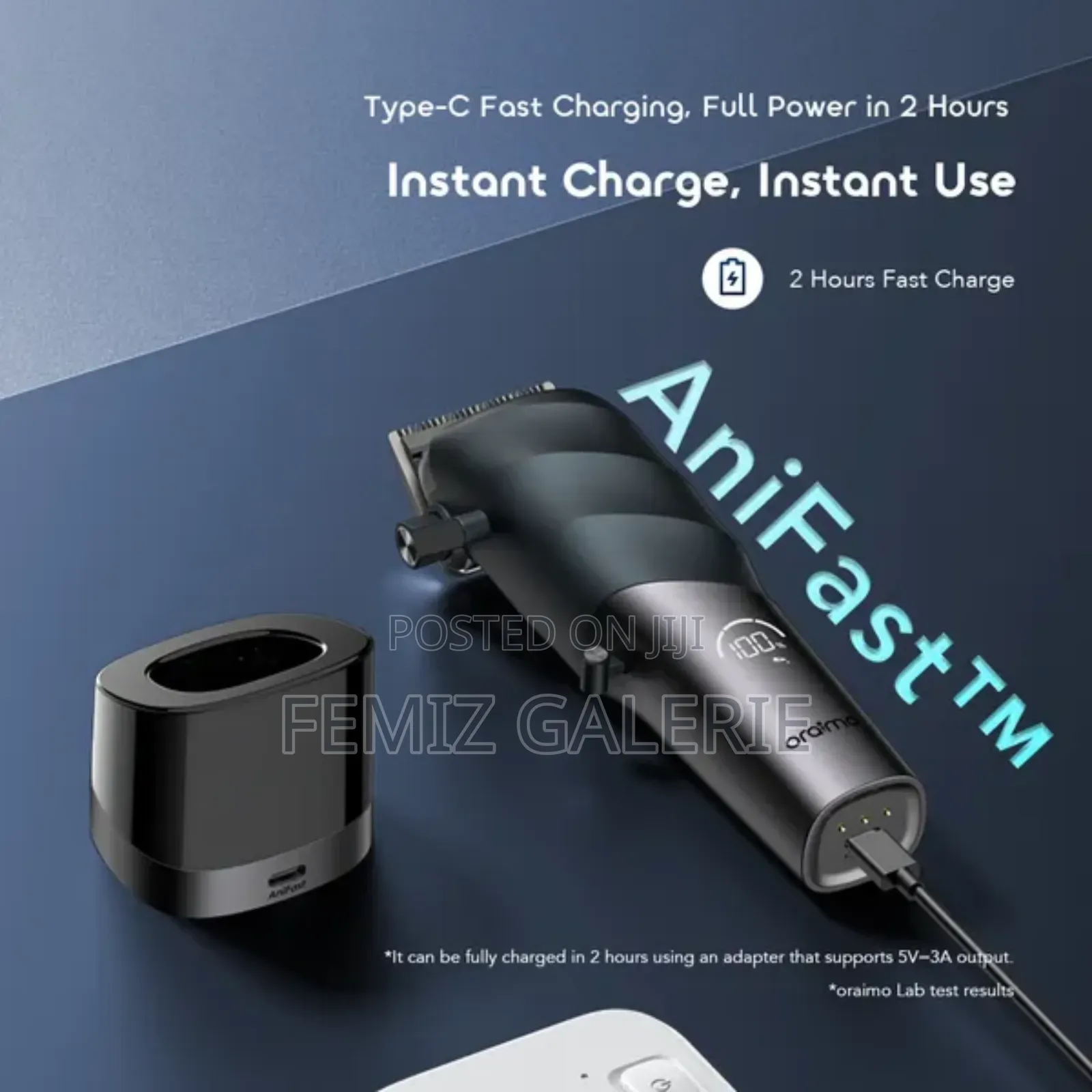 Oraimo Mastercut Pro 4500mah Anishavetm Smart Clipper