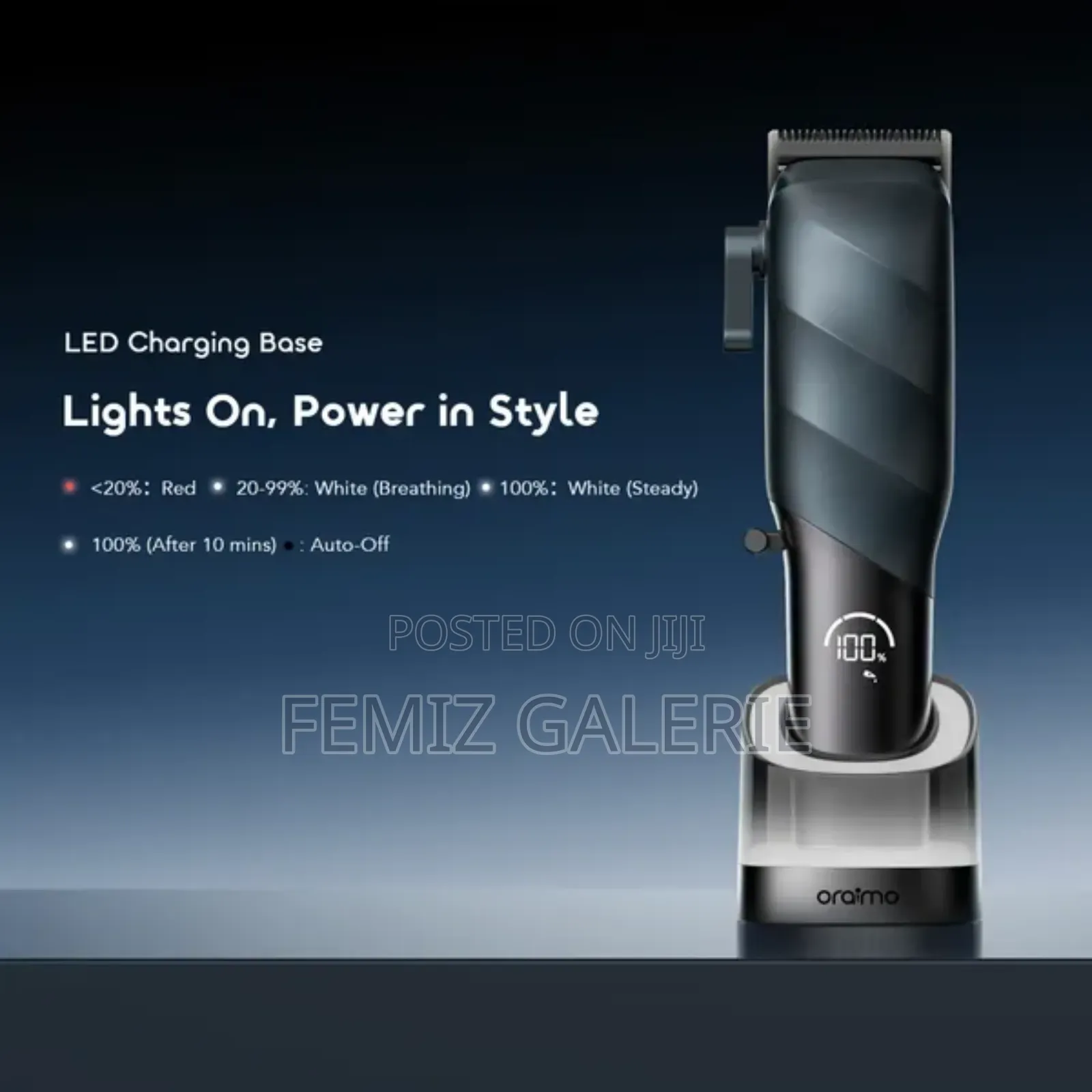 Oraimo Mastercut Pro 4500mah Anishavetm Smart Clipper