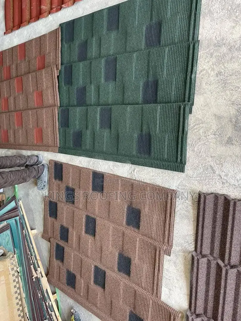 Different Caliber's of Shingle Euro Roofing Tiles With Unique Colors