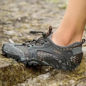 Leisure Trendy Hiking Mesh Shoes Black/Grey