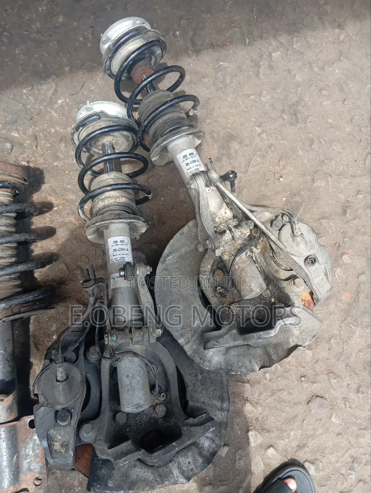BMW E60 5- Series 2003- 2010 Front Shocks Complete Pair