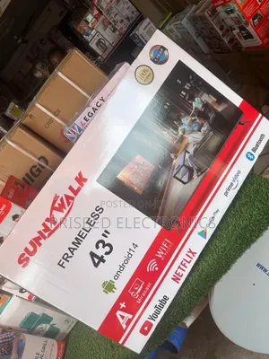 Sunnywalk 43" Smart Android Tv With Netflix