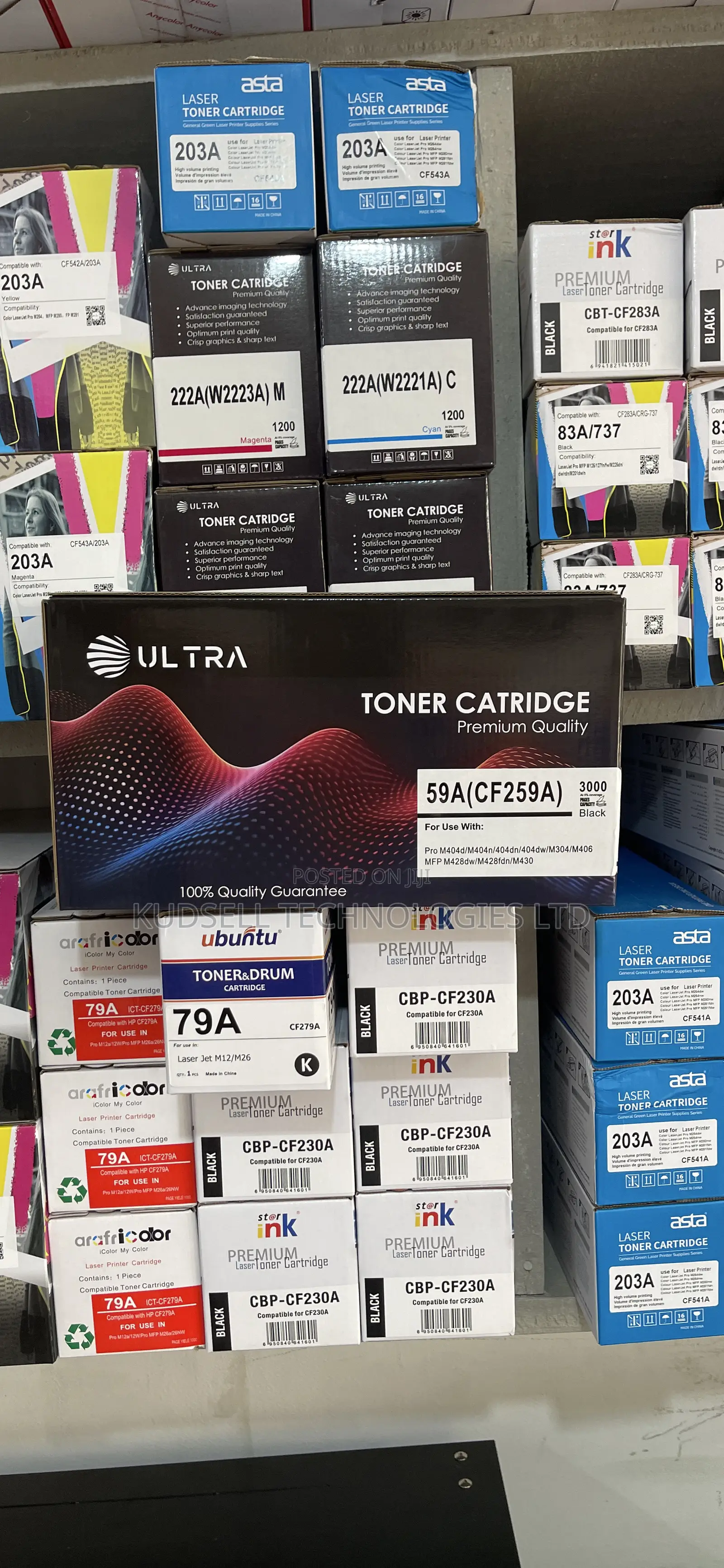 Ultra 59a (Cf259a) Toner Cartridge With Chip for Hp M404/M428/M430