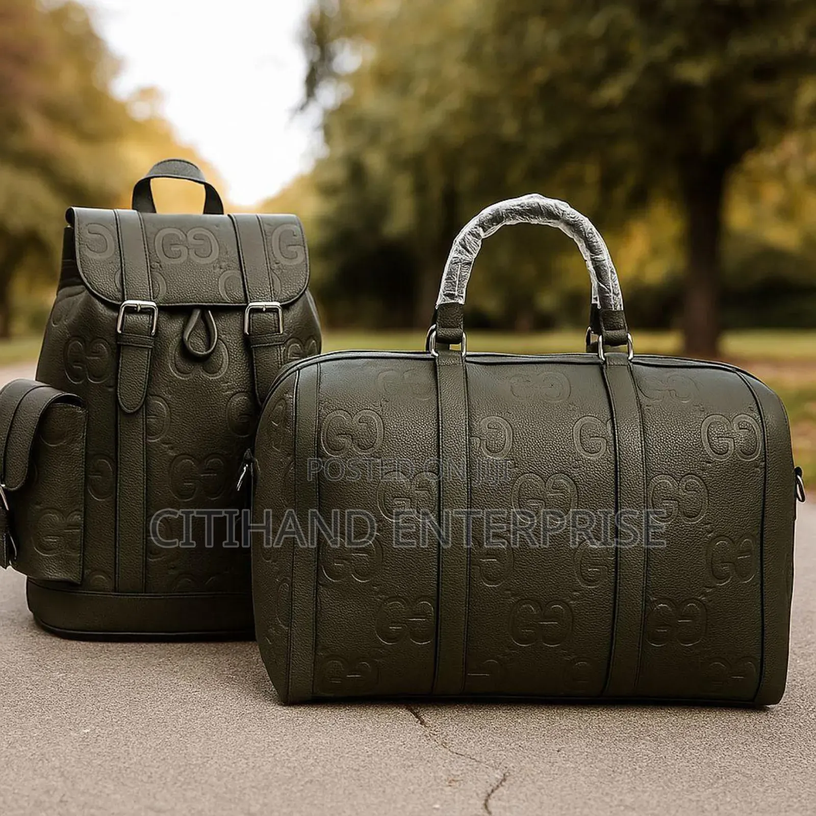 Lovely Duffel and Classy Backpack Set