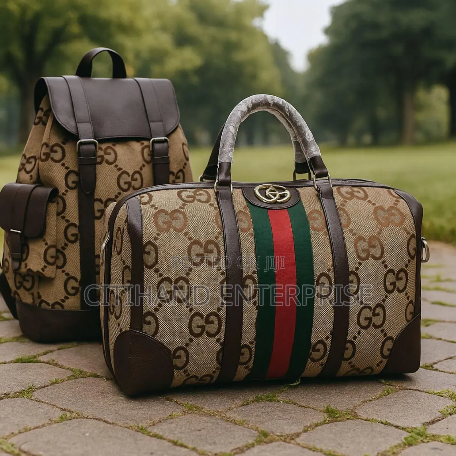 Lovely Duffel and Classy Backpack Set