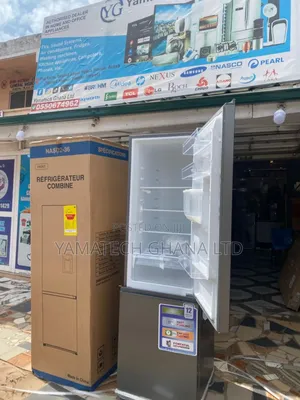 Energy Saving 3 Stars Nasco 268 Litre Fridge With Water Dispenser