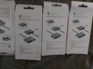 4 in 1 Usb Type C Hub Docking Station to Hdtv, Vga,100w Pd for Laptop