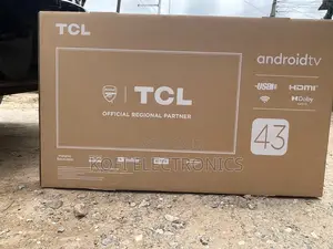 TCL 43” Android Tv Bezel-Less Design, Crystal Hd, Stunning Quality!