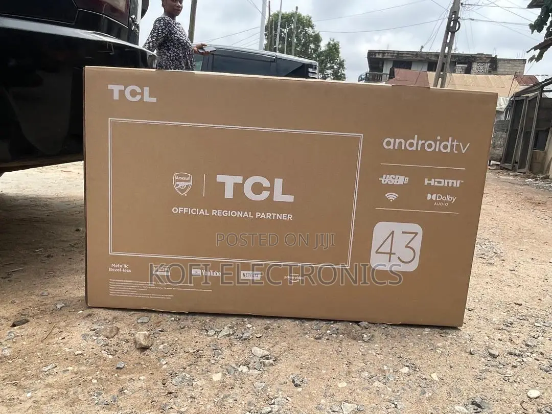 Brand New TCL 43” Smart Android Tv Dolby Audio + HDR Experience