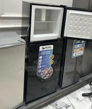 Pearl Top Mount Eco Friendly Mirror Black 136l Pf-216tbg Fridge