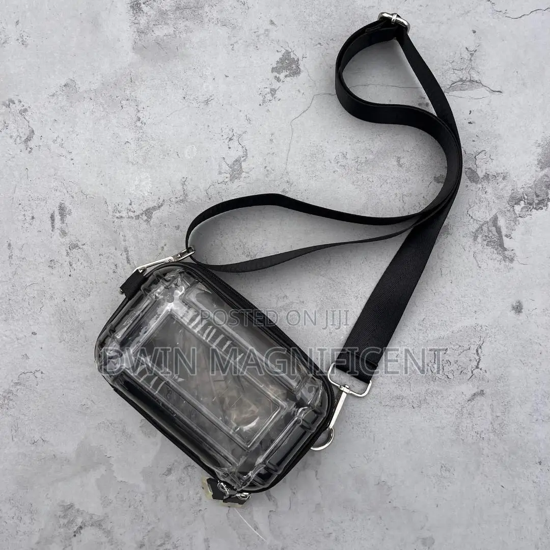 Zara Transparent Crossbody Bag With a Adjustable and Detachable Strap