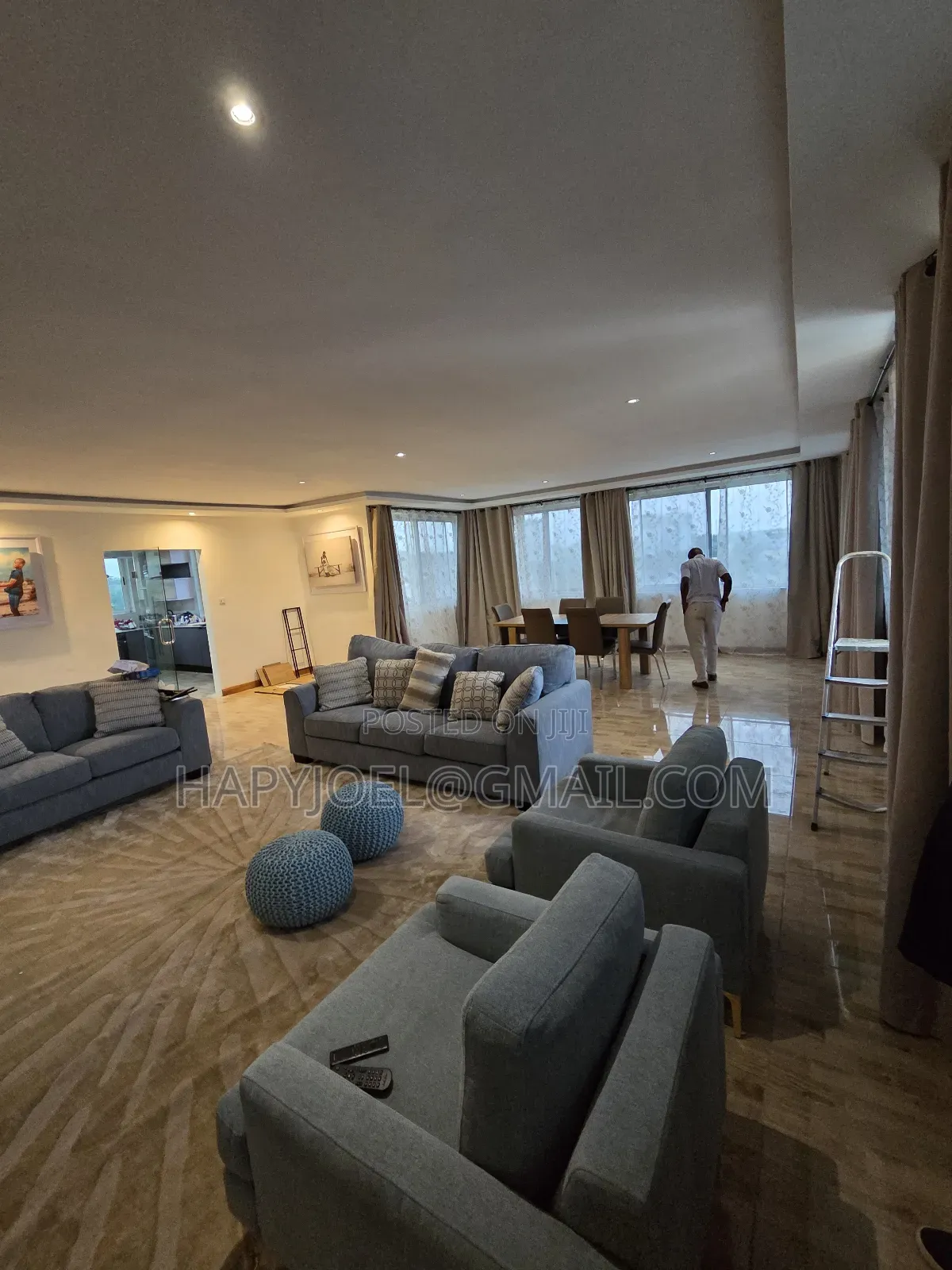 Furnished 3bdrm Apartment in Osu for rent