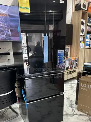 Top Choice Mirror Black 400l Bottom Mount Pf-441 Pearl Fridge