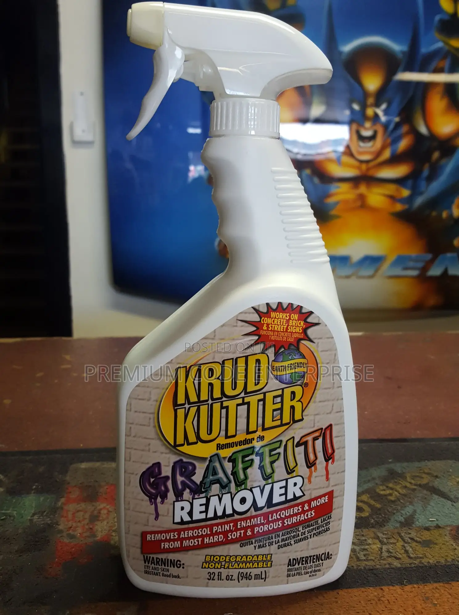 Graffiti Remover Gel – Removes Spray Paint, Marker Stubborn Stains