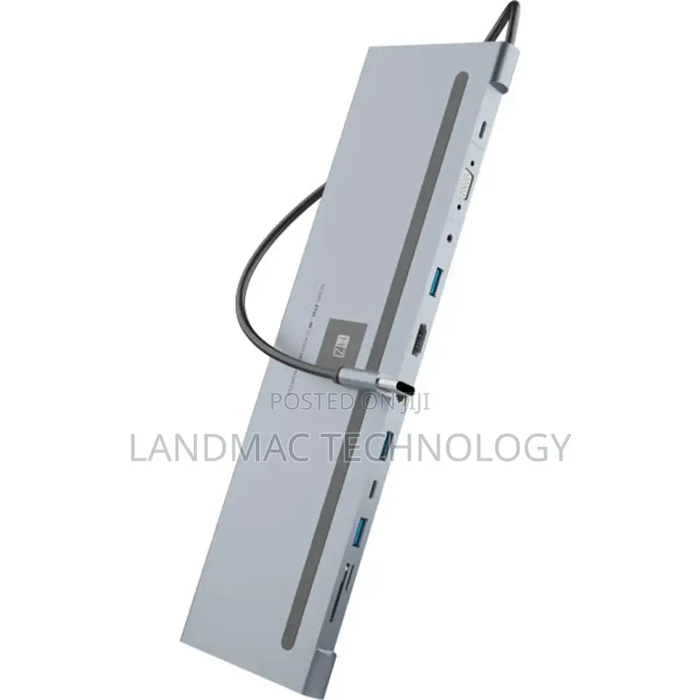 Heatz 12 in 1 Usb-C Hub Zt55 Ultra Hd for Macbooks and Laptops