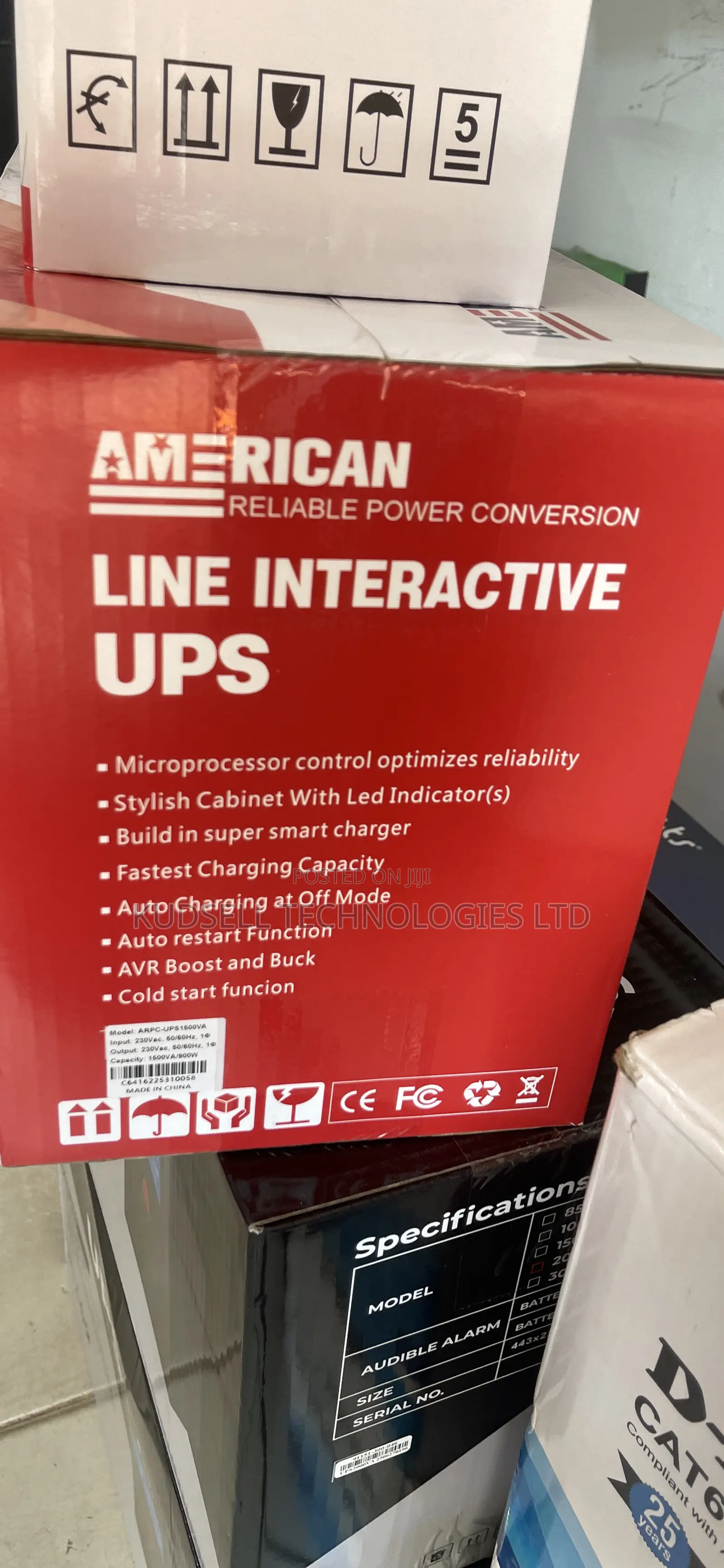 1500va (1.5kva) American Ups With (Automatic Voltage Regulator)