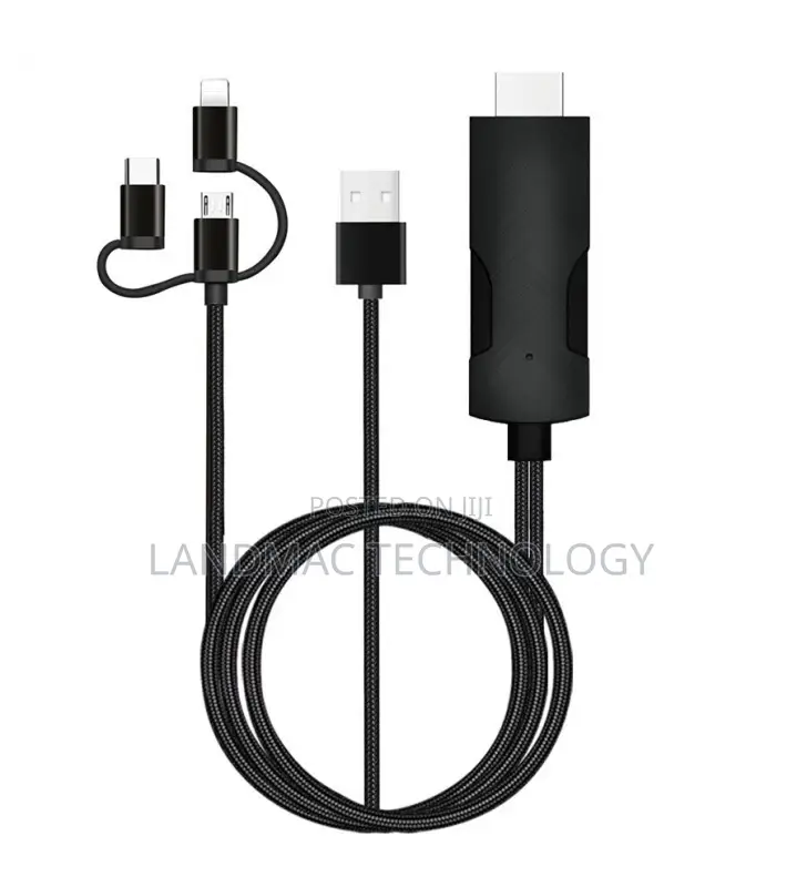 3 in 1 Usb to Hdmi Cable Converter Model Zt57 Heatz