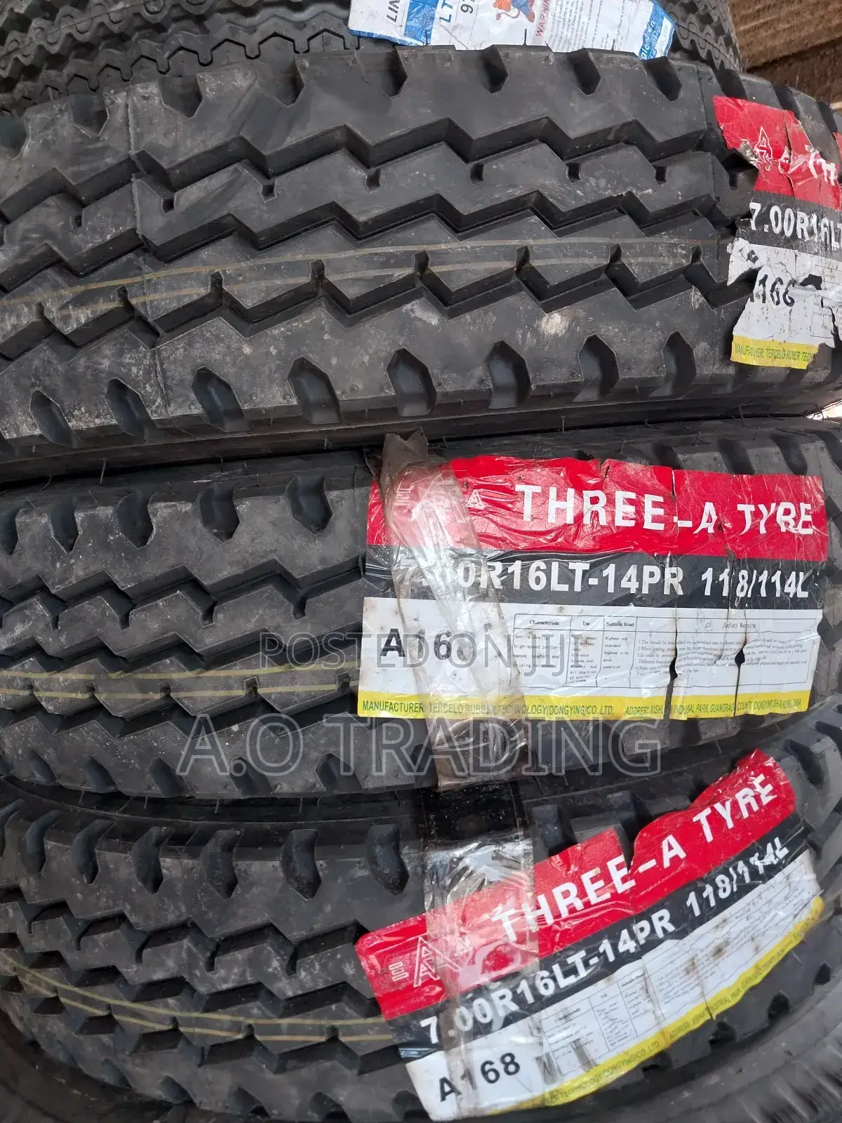 7.50 R16 China, India Korea