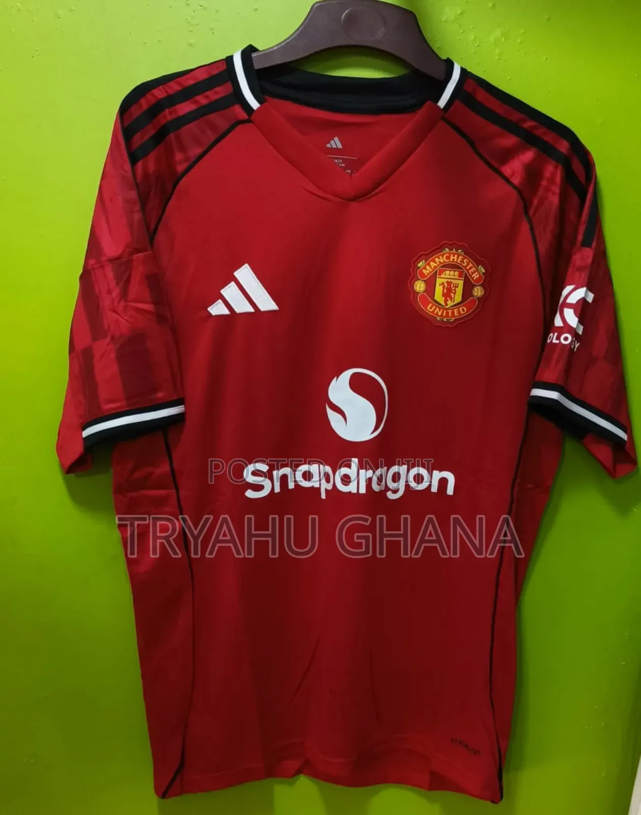 Authentic Manchester United 2025/26 Home Jerseys - Shop Now At Tryahu