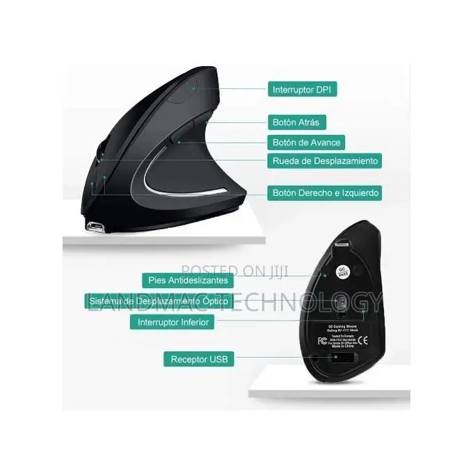 2.4g Wireless Mouse Gaming Computer Mice Rechargeable