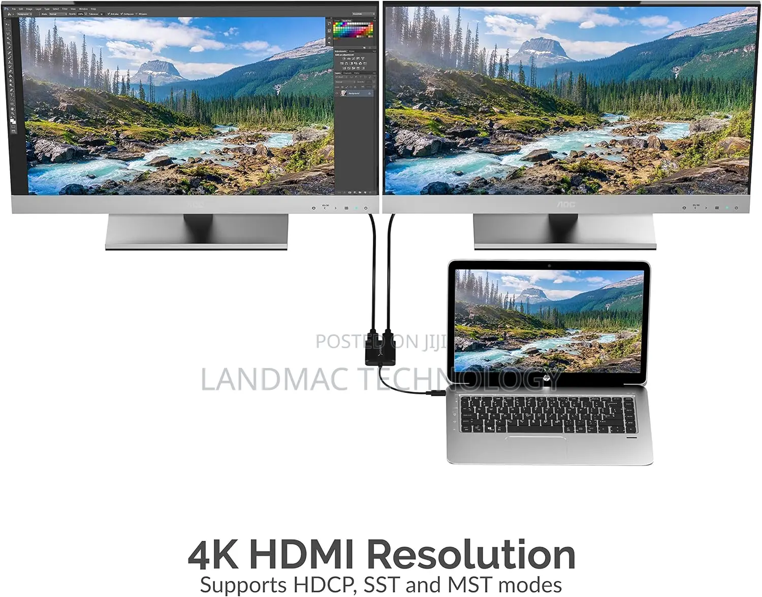 Sabrent Usb Type C Dual Hdmi Adapter