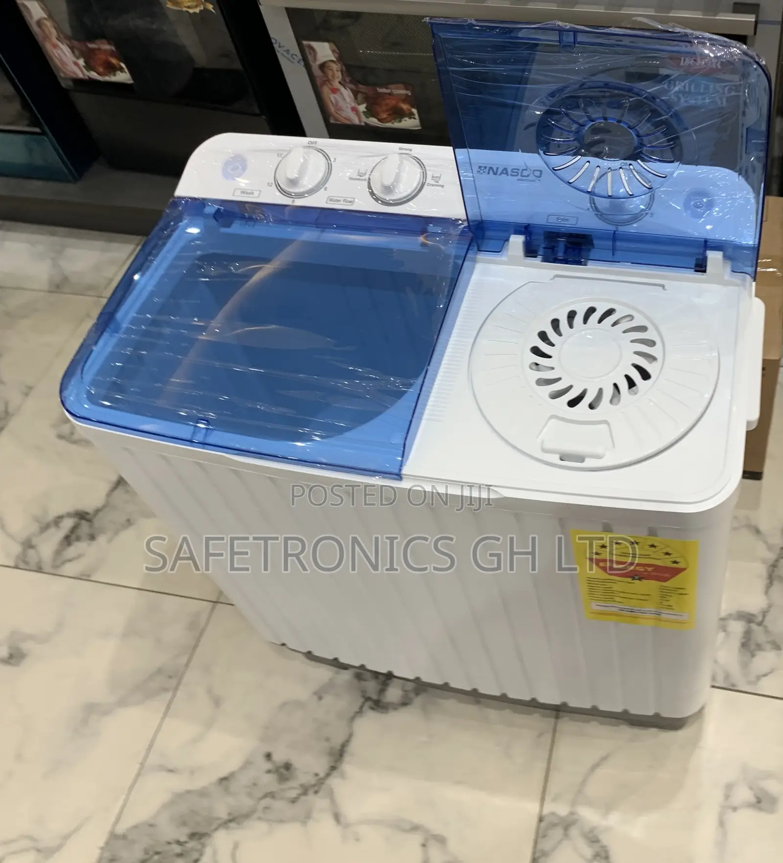 Unique Virtual Semiautomatic Nasco 8kg Topload Washer