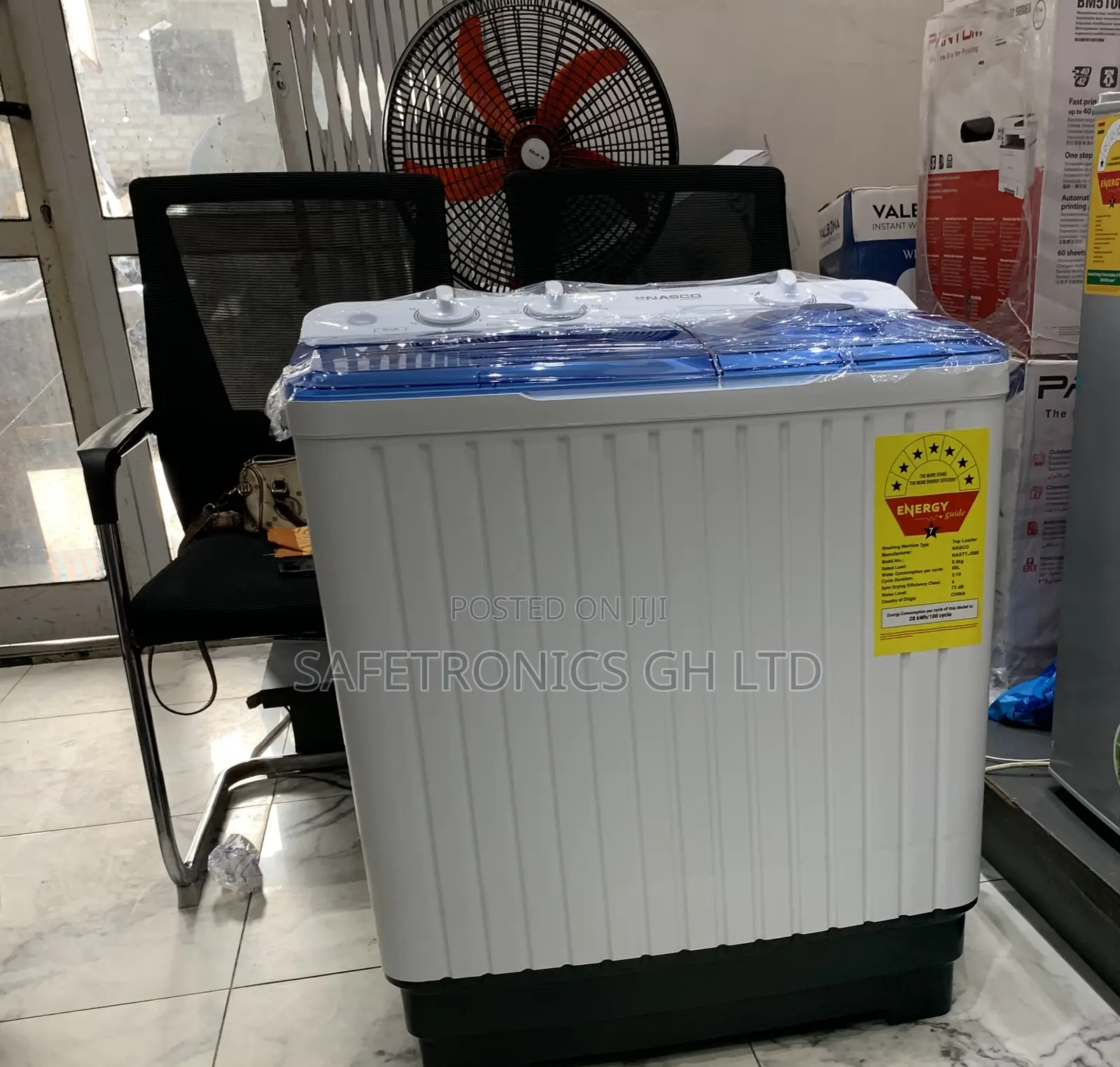 Massive New Toplaod Semiautomatic Nasco 8kg Washer