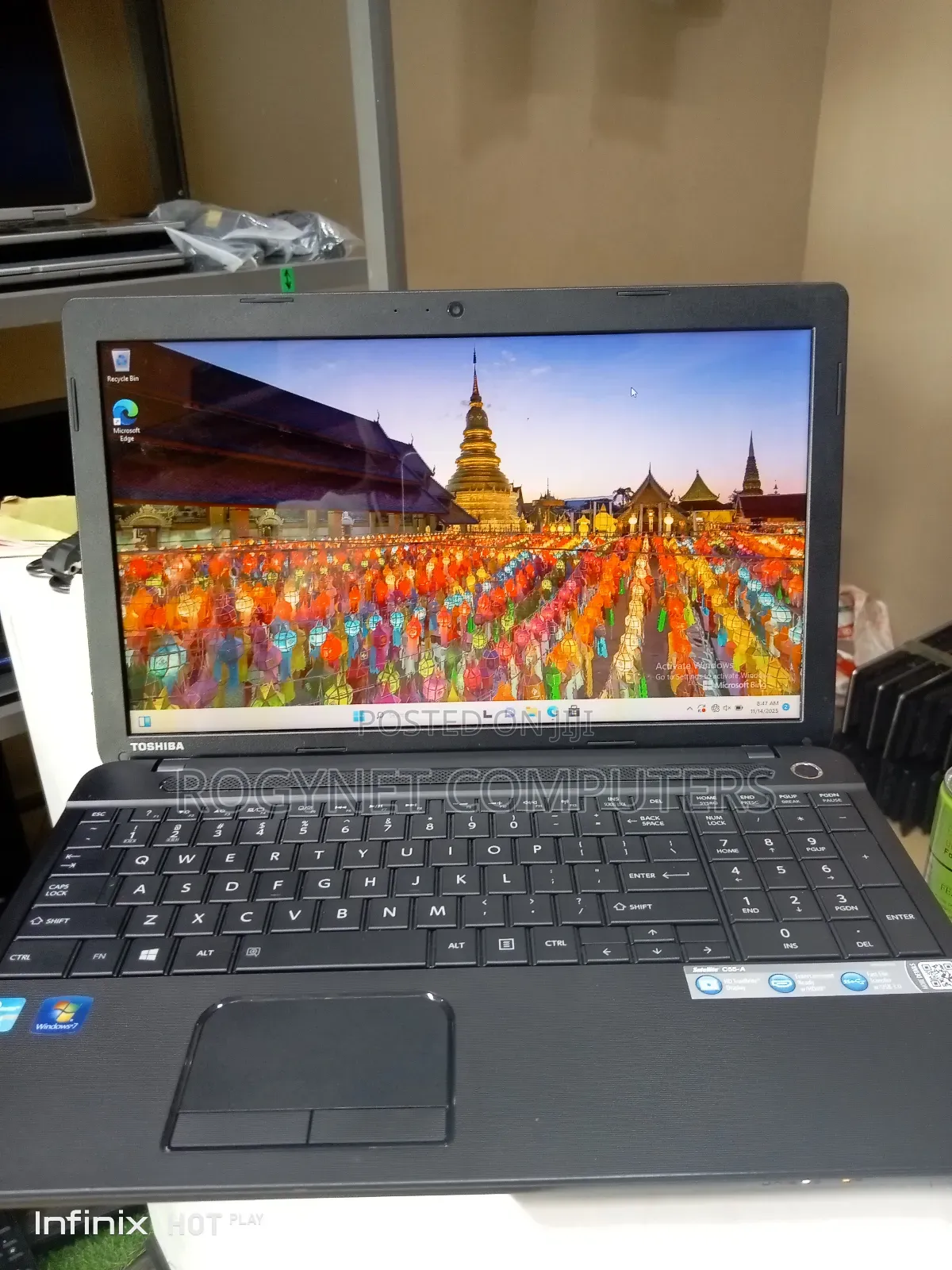 Laptop Toshiba Satellite C55 8GB Intel Core i3 HDD 500GB
