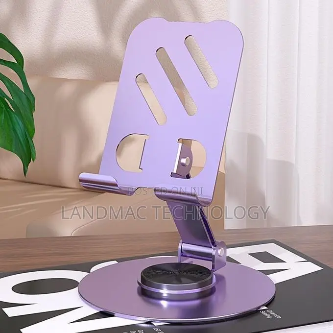 All-Metal Desktop Phone Tablet Stand Folding and Rotating