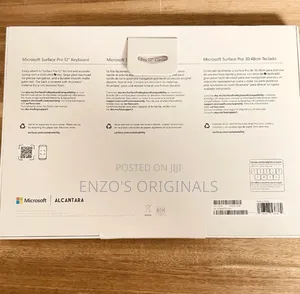 Microsoft Surface Pro 12 Keyboard Black Sealed New Certified Original