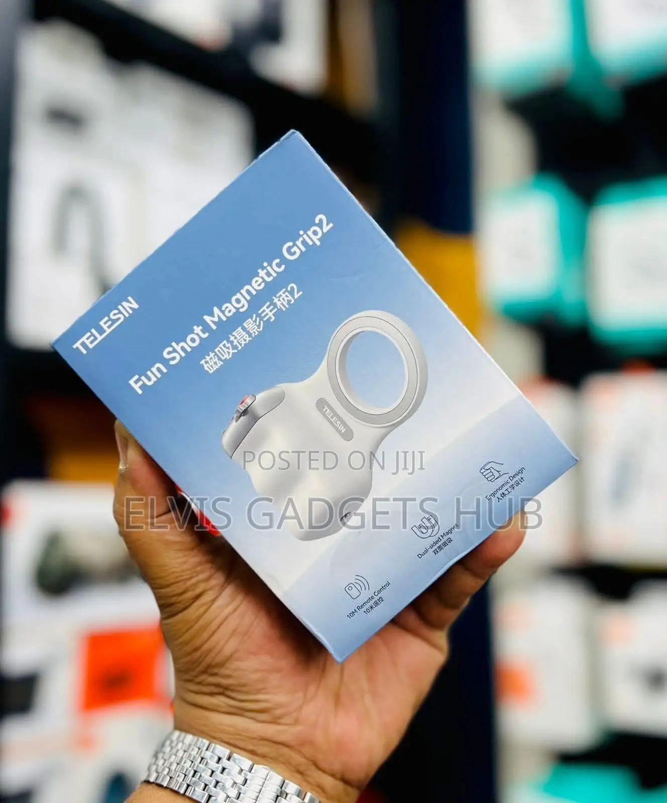 Telesin Magnetic Phone Camera Grip for iPhone/Android Fun Shot