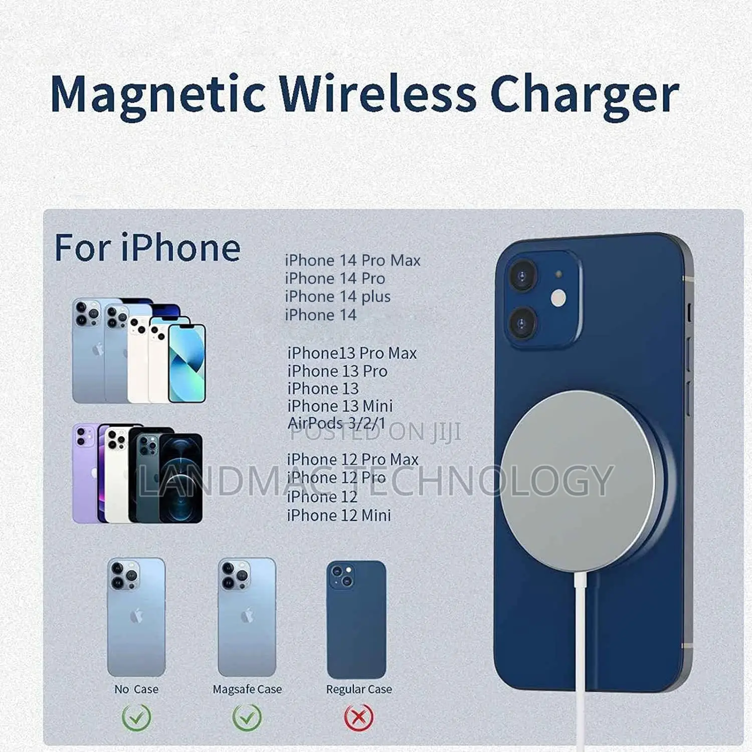 Apple Magnetic Wireless Charger, White