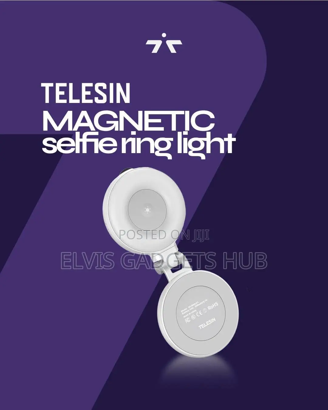 Telesin C03 Magnetic Selfie Ring Light