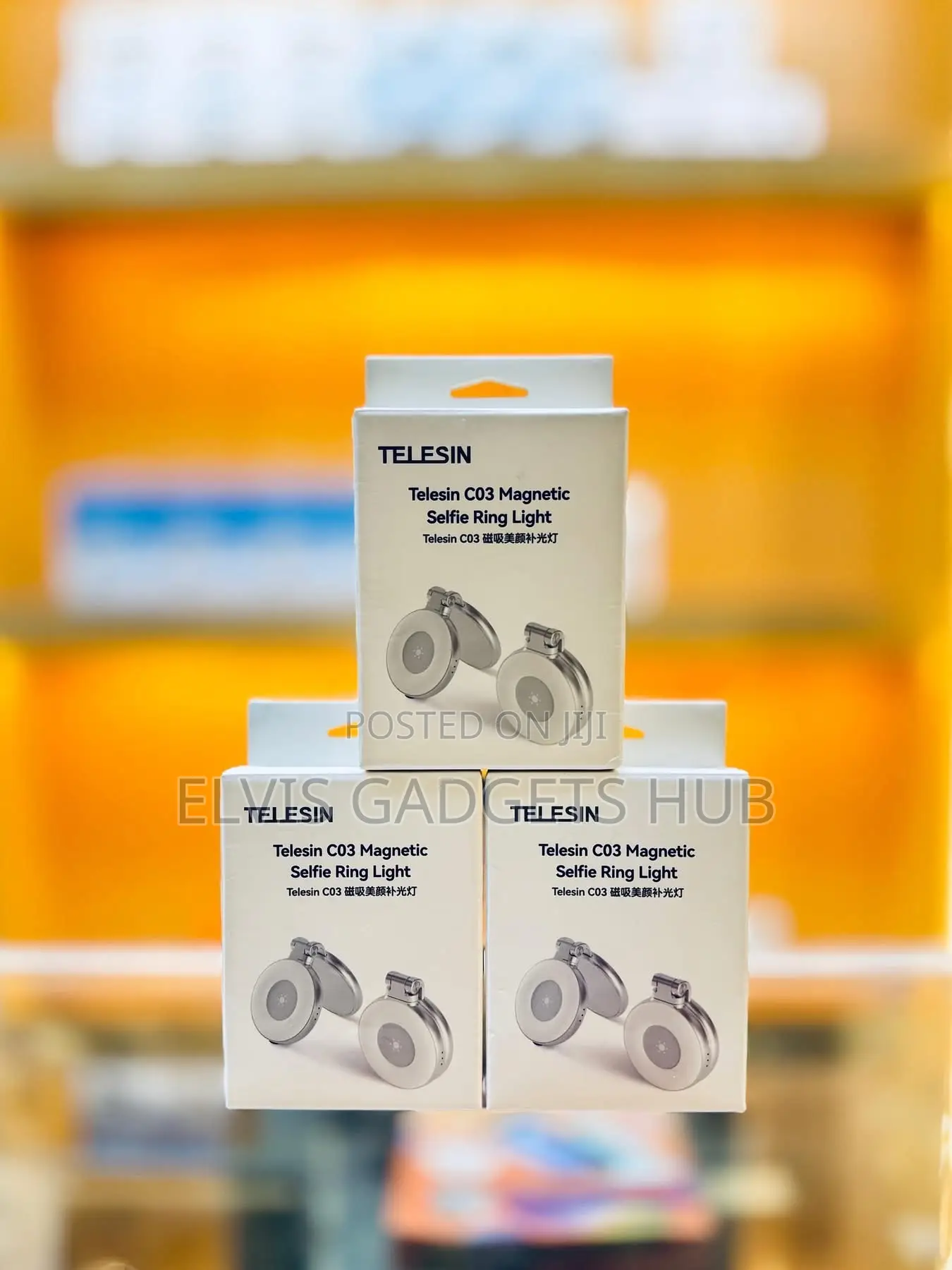 Telesin C03 Magnetic Selfie Ring Light