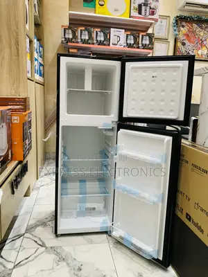 Available Now at Store Black Pf-216 126l Double Door Fridge Pearl
