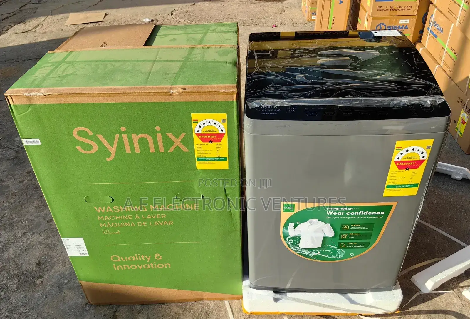 Syinix 10.5 Kg Top Load Fully Automatic Washing Machine