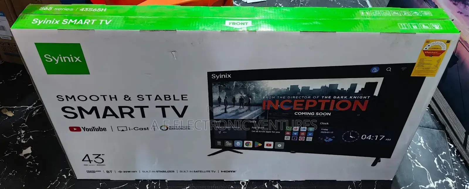 Syinix 43-Inch Smart Tv