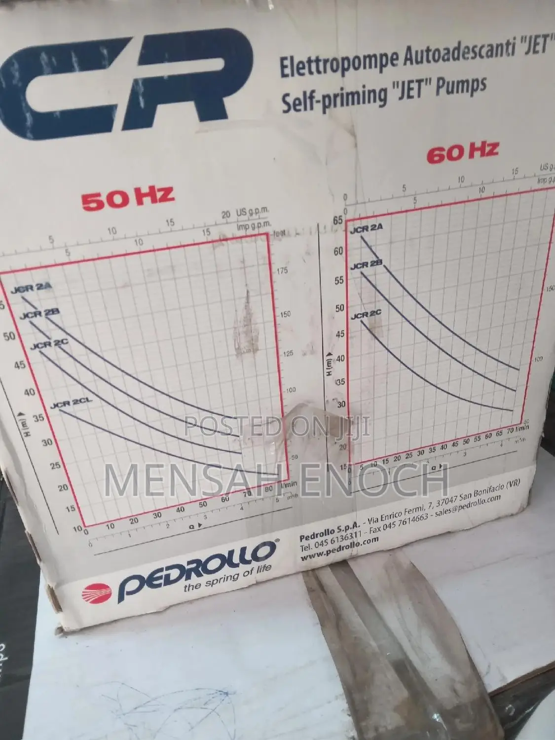 1.5 Hp Pedrollo Pump