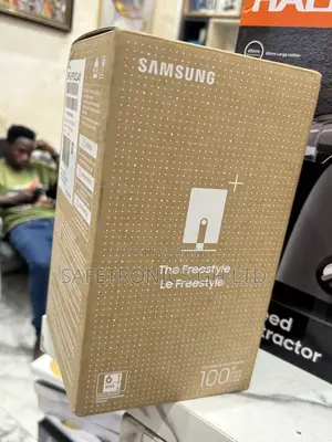 Essential White 30”-100” Samsung Freestyle Projector