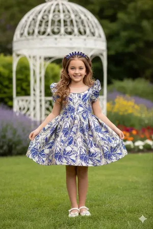 Beautiful Christmas Dress With a Crown