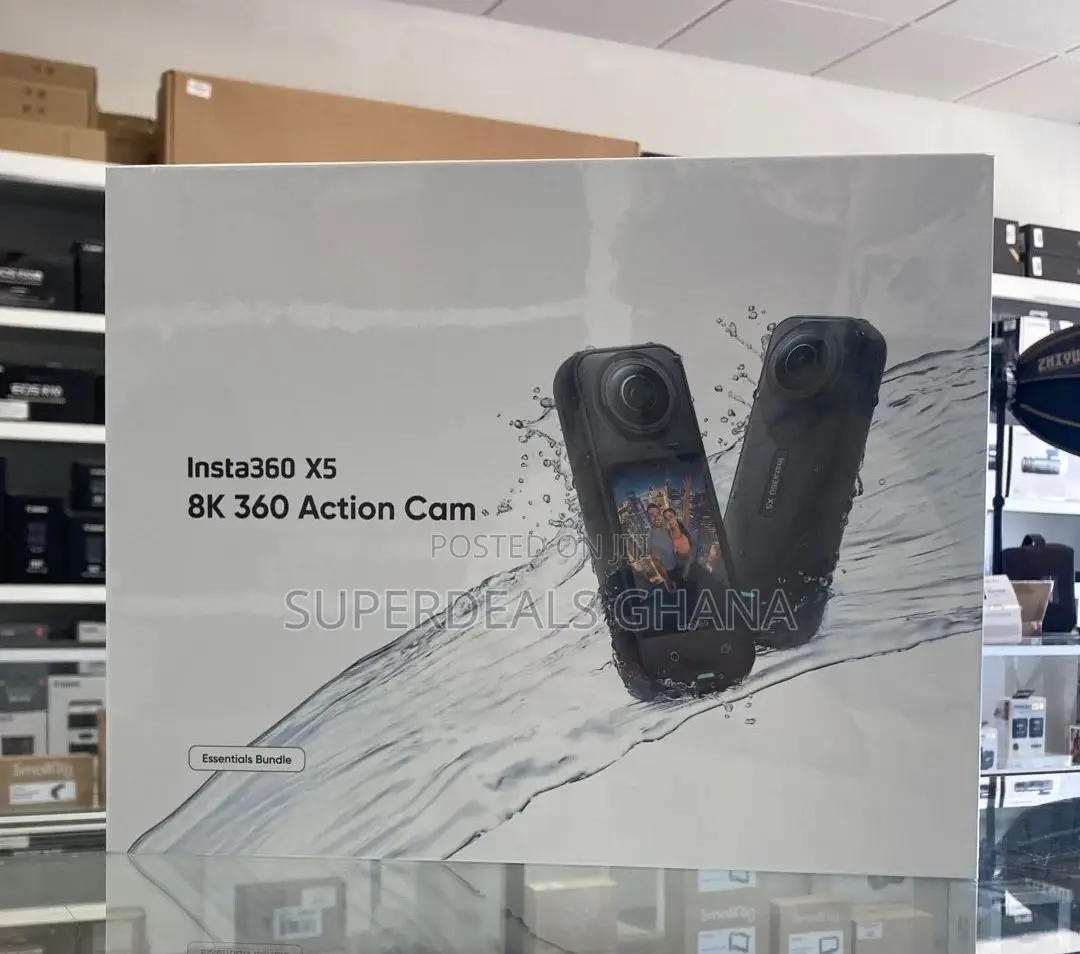 Insta360 X5 Essentials Bundle - Waterproof 8k 360° Action Camera