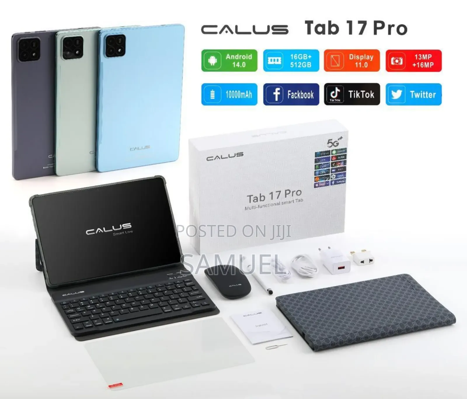 New Tablet 64 GB Black