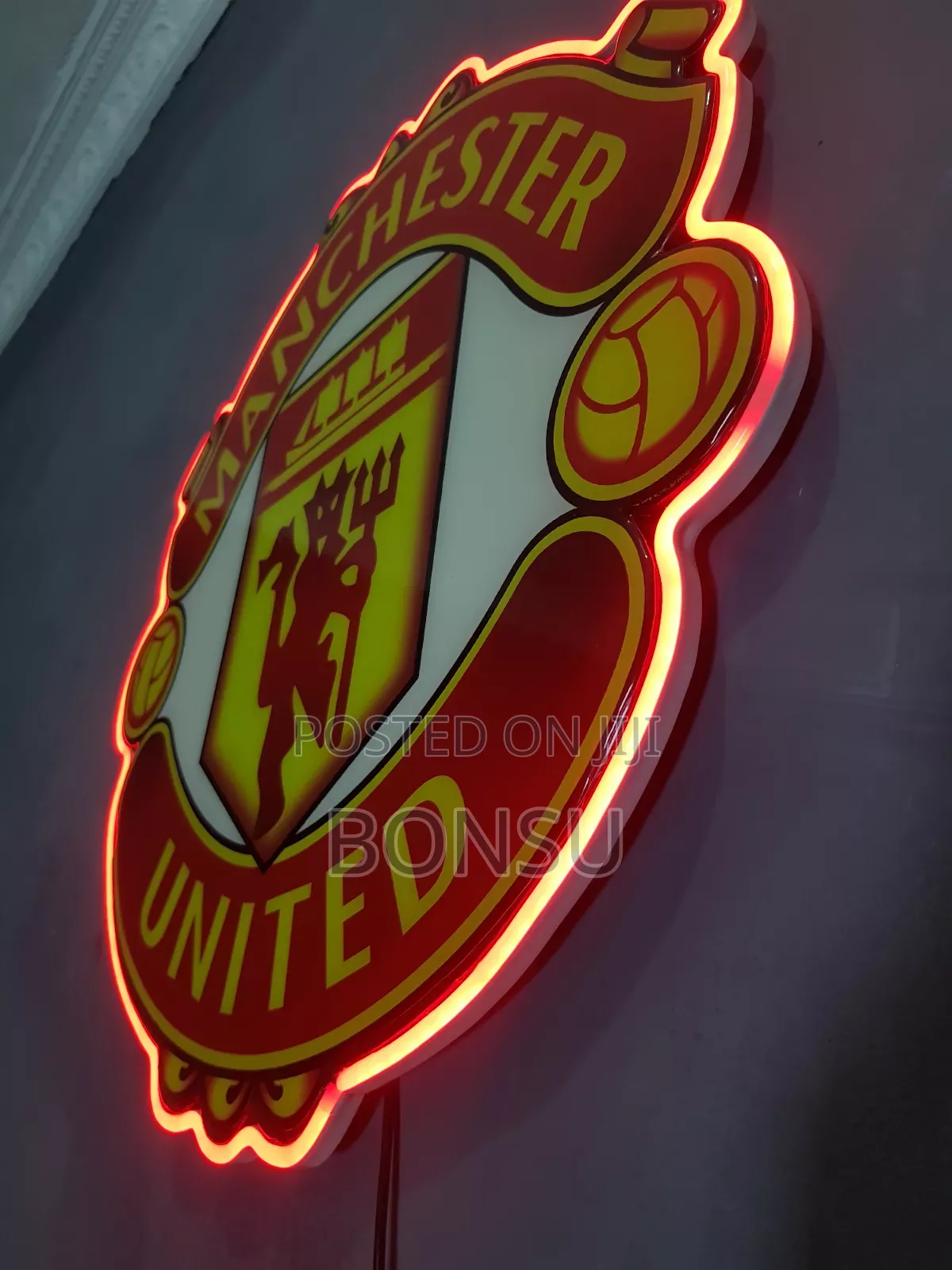 Manchester United Led 3d Logo