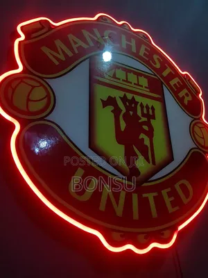 Manchester United Led 3d Logo