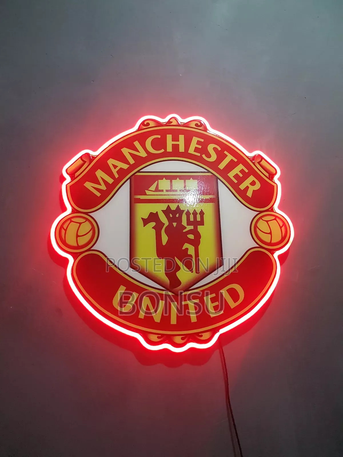 Manchester United Led 3d Logo