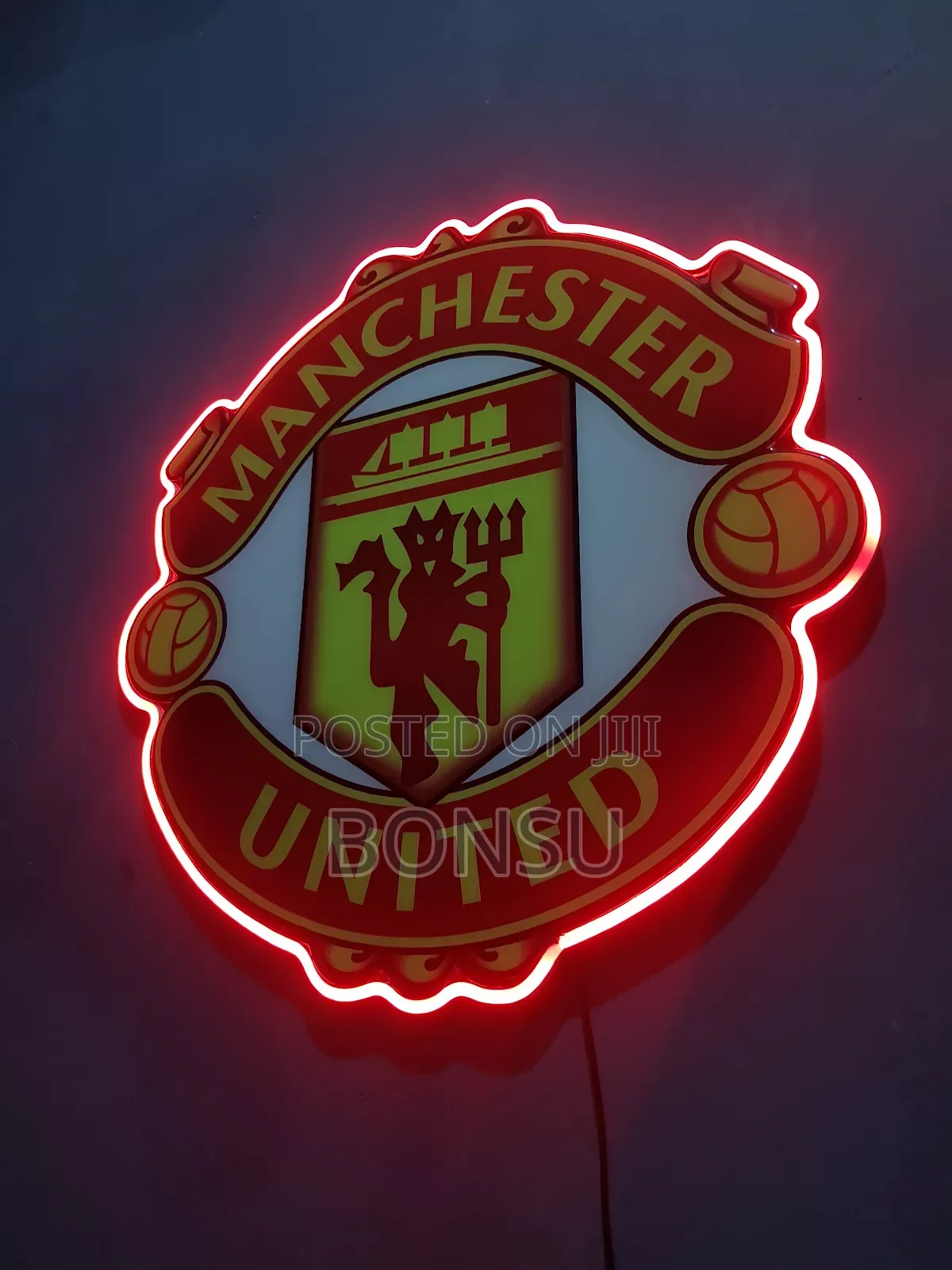 Manchester United Led 3d Logo