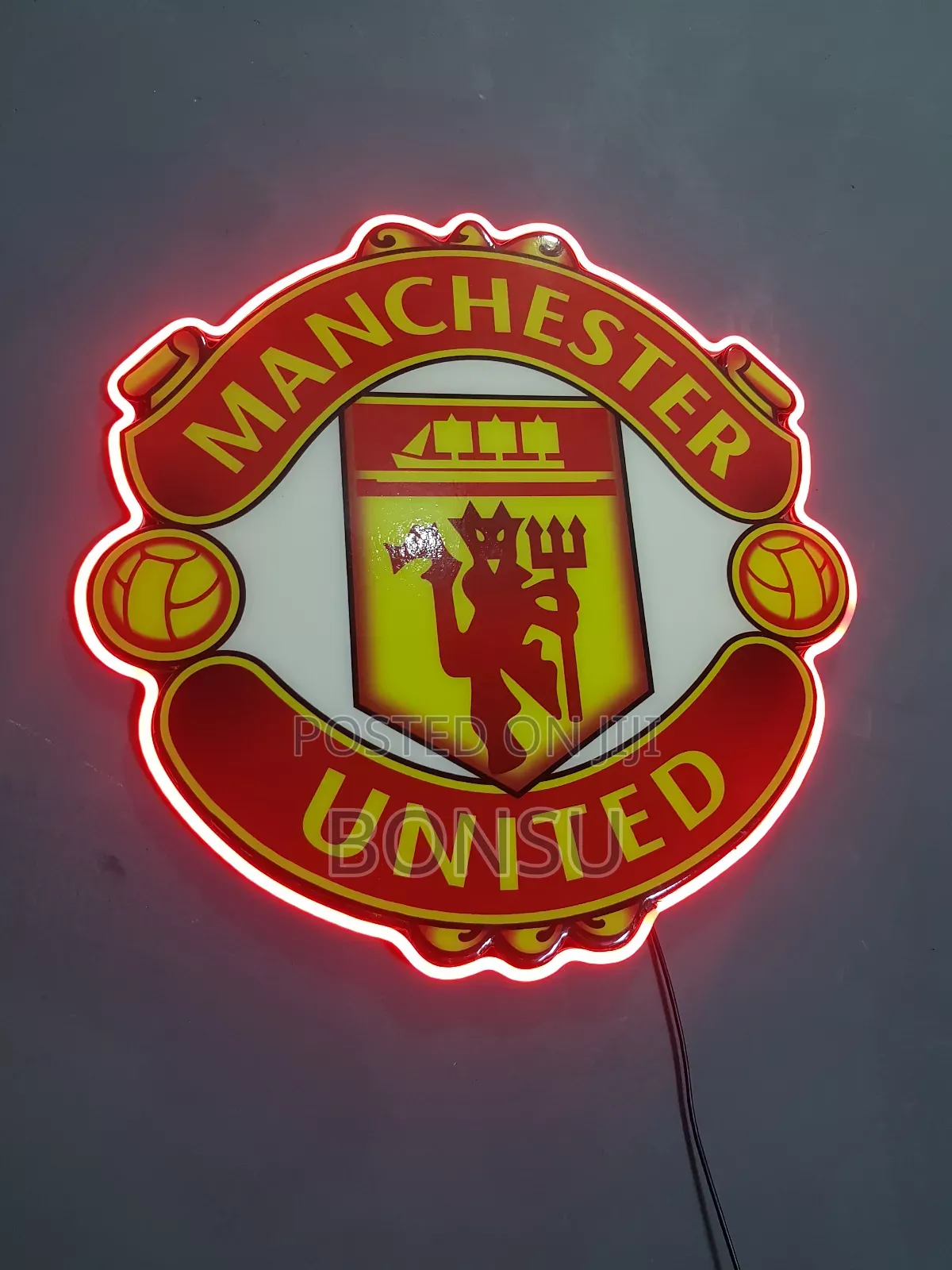 Manchester United Led 3d Logo