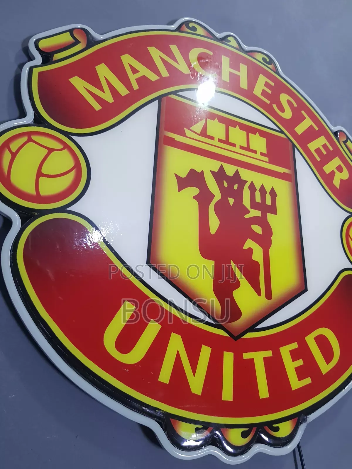 Manchester United Led 3d Logo